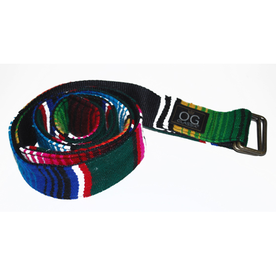 【OG CLASSIX】【オージークラシックス】SERAPE RAINBOW BELT【ベルト】【グリーン系】