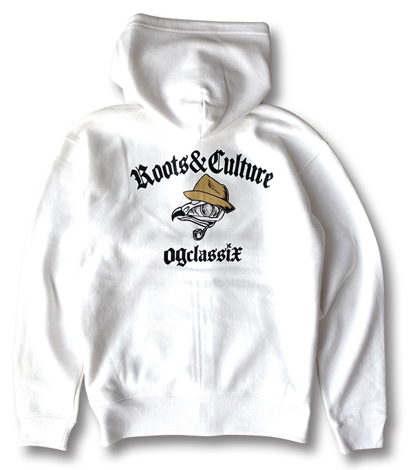 【OG CLASSIX/オージークラシックス】NEW EAGLE BONES 10oz. ZIP HOOD 裏起毛【ジップフード】【パーカー】【裏起毛】【10オンス】