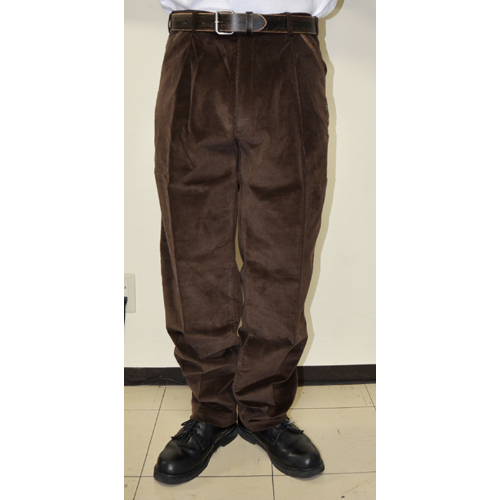 【再入荷!!】【VORGATA/ボルガータ】VG CORD PANTS【コーデュロイパンツ】【牛革】【刺繍】