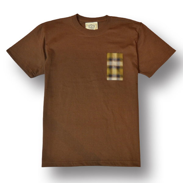 3COLORS【OG CLASSIX/オージークラシックス】【CALRIDE/キャルライド】GLASSES PKT TEE【Tシャツ】【5.6oz】【ポケット】【チェック】