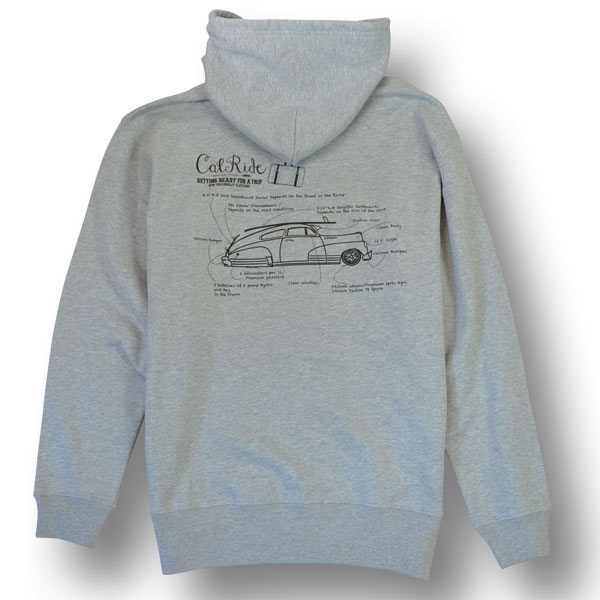 【OG CLASSIX/オージークラシックス】【CALRIDE/キャルライド】GET A TRIP ZIP HOOD【ジップフード】【パーカー】