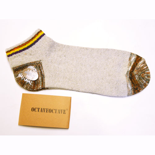 【OTHER】LINEN NATURAL SOCKS【ソックス】【靴下】【リネンミックス】