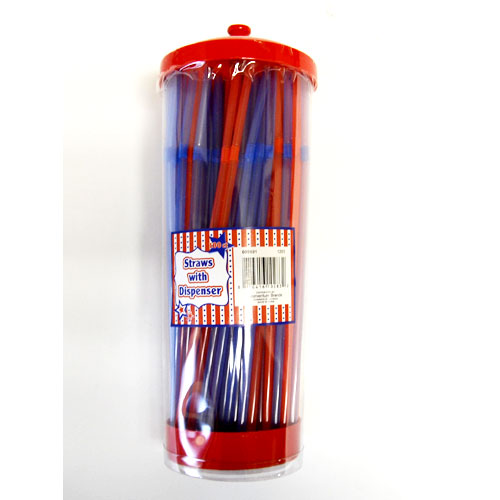 【IMPORT GOODS】PATRIOTIC STRAW【ストロー】
