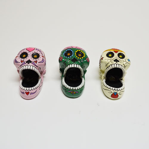 【再入荷!!】【IMPORT GOODS】SUGAR SKULL TRAY HEAD【アッシュトレイ】【灰皿】