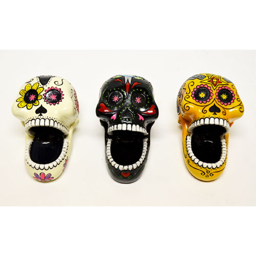 【再入荷!!】【IMPORT GOODS】SUGAR SKULL TRAY HEAD【アッシュトレイ】【灰皿】