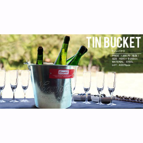 【IMPORT GOODS】Tin-bucket【ティンバスケット】【バケツ】