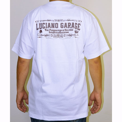 【Luciano Garage Market/ルチアーノガレージマーケット】LIFE LUCIANO TEE【半袖Tシャツ】【ロゴ】