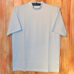 【OUTLET!!!】【VORGATA】ボルガータ ARGYLE CHAMBRAY 半袖Tシャツ