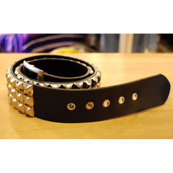 【IMPORT LA】THREE STUDS LEATHER BELT スタッズベルト