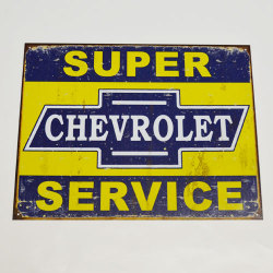 【IMPORT-LA】SUPER CHEVROLET PLATE【プレート】【看板】