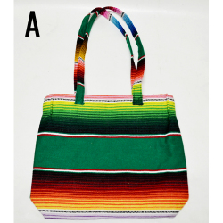 【MEXICO】メキシコ SERAPE BAG W ZIP TOP(A) バッグ