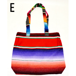 【MEXICO】メキシコ SERAPE BAG W ZIP TOP(E) バッグ