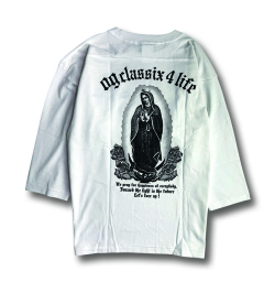【OG CLASSIX/オージークラシックス】MARIA 4 LIFE 6.2oz. FOOTBALL 3/4 SLV TEE 【Tシャツ】【フットボール】【6.2oz.】
