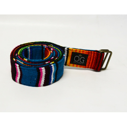 【OG CLASSIX】【オージークラシックス】SERAPE RAINBOW BELT【ベルト】【ターコイズ系】