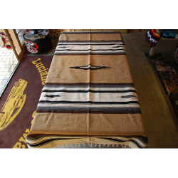 NEW WEST DIAMOND CENTER FALASA BLANKET【BEIGE】【TEXAS】【ラグ】【ブランケット】