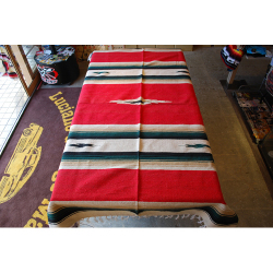 NEW WEST DIAMOND CENTER FALASA BLANKET【RED】【TEXAS】【テキサス】【ブランケット】