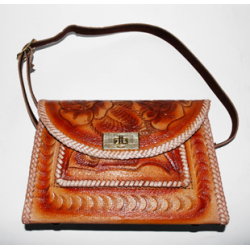 【MEXICO】メキシコ TOOLED LEATHER PURSE(SL431) バッグ