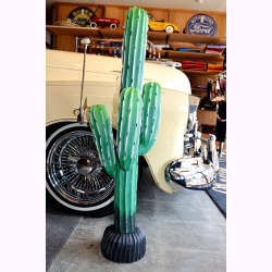 【再入荷!!】【IMPORT-LA】WOOD CARVING CACTUS(L)【インテリア】