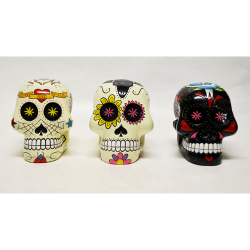 【再入荷!!】【IMPORT GOODS】SUGAR SKULL BANK(L)【貯金箱】【置き物】