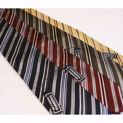 【VIGOROSA】ネクタイ【ボーダー】【スーツ】【パーティー】【中国製】