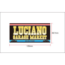 【メール便可】【Luciano Garage Market】LGM SO-CAL STICKER 【ステッカー】