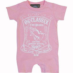 【OG CLASSIX/オージークラシックス】PRAY HAND BABY ROMPERS【ベビー】【ロンパース】【プレイハンド】【80cm】