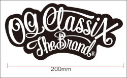 【メール便可】【OG CLASSIX】【オージークラシックス】OG THE BRAND STICKER(L)【ステッカー】