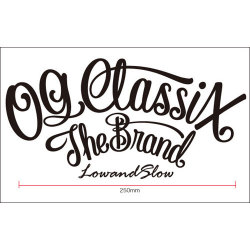 【メール便可】【OG CLASSIX】【オージークラシックス】 BIG WORLD OG STICKER ステッカー