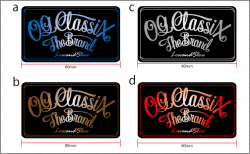 【メール便可】【OG CLASSIX】【オージークラシックス】WORLD COLOR STICKER(S)【ステッカー】