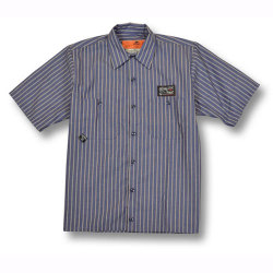 【OG CLASSIX/オージークラシックス】【RED KAP/レッドキャップ】GARAGE WORK SHIRTS【半袖シャツ】【ワークシャツ】【ストライプ】
