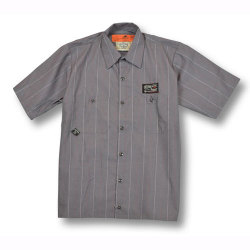 【OG CLASSIX/オージークラシックス】【RED KAP/レッドキャップ】GARAGE WORK SHIRTS【半袖シャツ】【ワークシャツ】【ストライプ】