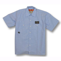 【OG CLASSIX/オージークラシックス】【RED KAP/レッドキャップ】GARAGE WORK SHIRTS【半袖シャツ】【ワークシャツ】【ストライプ】