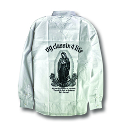 【OG CLASSIX/オージークラシックス】MARIA FOR LIFE BROAD LOOSE FIT BUTTON DOWN SHIRTS【シャツ】【長袖】