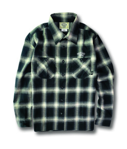 【OG CLASSIX/オージークラシックス】30TWILL OMBRE FLANNEL SHIRTS【ネルシャツ】【長袖】【フランネルシャツ】【日本製】【国産】