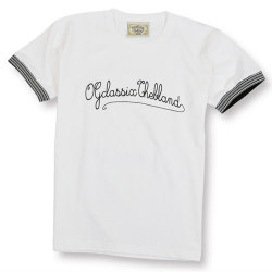 【OG CLASSIX/オージークラシックス】PEN SCRIPT TWO-TONE RIB TEE【半袖Tシャツ】【リブ】【スクリプト】