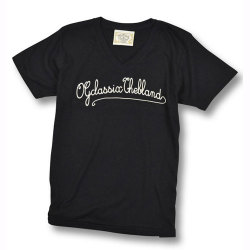 【OG CLASSIX/オージークラシックス】PEN SCRIPT V NECK TEE【半袖Tシャツ】【Vネック】