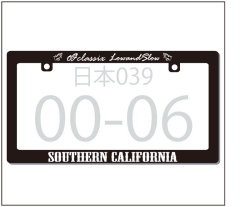 【OG CLASSIX】【オージークラシックス】OG LICENCE FRAME SO CAL【ライセンスフレーム】