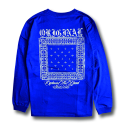 【OG CLASSIX/オージークラシックス】CROSS BANDANA 5.6oz. L/S TEE【Tシャツ】【長袖】【5.6oz.】