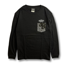 3colors【OG CLASSIX/オージークラシックス】OG BANDANA POCKET 5.6oz L/S TEE【Tシャツ】【長袖】【5.6oz.】