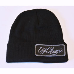【OG CLASSIX/オージークラシックス】SCRIPT EMB KNIT CAP【ニットキャップ】