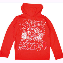 【OG CLASSIX】【オージークラシックス】MUZIC SKULL KIDS ZIP HOOD【キッズ】【ジップフード】