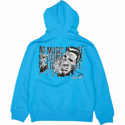 【OG CLASSIX/オージークラシックス】NO MUSIC NO LIFE KIDZ PULL HOOD【キッズ】【プルフード】【パーカー】【スウェット】