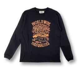 【KIDS】【OG CLASSIX/オージークラシックス】WORLD QUALITIES KIDS LONG SLEEVE【Tシャツ】【長袖】【キッズ】