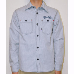 【OG CLASSIX/オージークラシックス】CHAMBRAY TWILL SHIRTS【長袖ボタンシャツ】【シャンブレーシャツ】