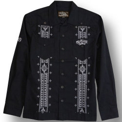 【OG CLASSIX/オージークラシックス】CROSS LINE CUBA SHIRT L/S【キューバシャツ】【クロス】【シャツ】