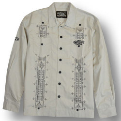 【OG CLASSIX/オージークラシックス】CROSS LINE CUBA  SHIRT L/S【キューバシャツ】【クロス】【シャツ】