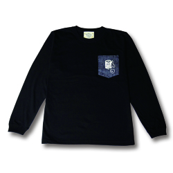 【OG CLASSIX/オージークラシックス】OKAYAMA-DENIM POCKET L/S TEE【Tシャツ】【長袖】【ポケット】【デニム】