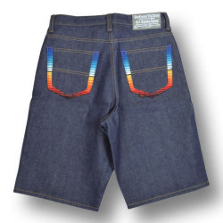 【OG CLASSIX/オージークラシックス】EL CAMINO DENIM RAINBOW SHORT PANTS【ショートデニムパンツ】【サラペ】