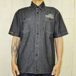 【OG CLASSIX】【オージークラシックス】SIX DENIM WORK SHIRTS【半袖デニムシャツ】