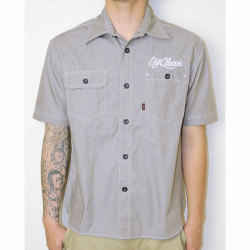 【OG CLASSIX/オージークラシックス】SHORT TOP CHAMBRAY TWILL SHIRTS【半袖ボタンシャツ】【シャンブレーシャツ】